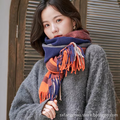 wholesale 100 polyester winter ladies designer printed heat scarf